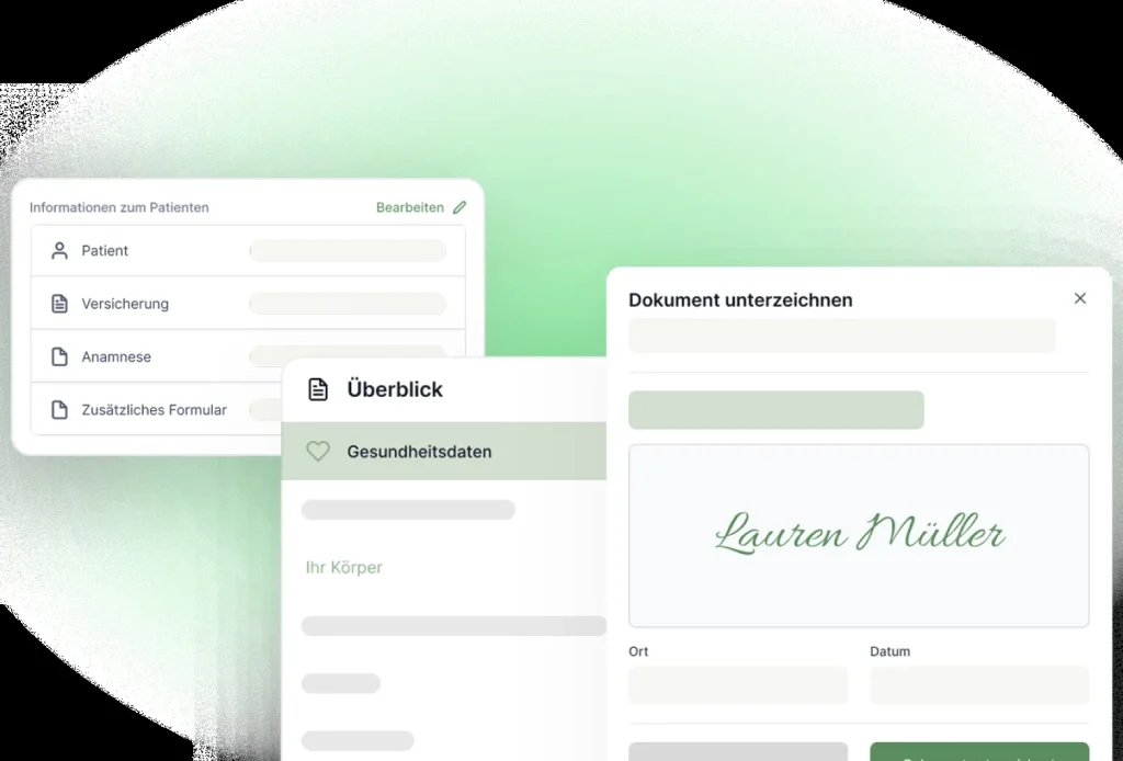 Digitale Patientenaufnahme in ETERNO Cloud